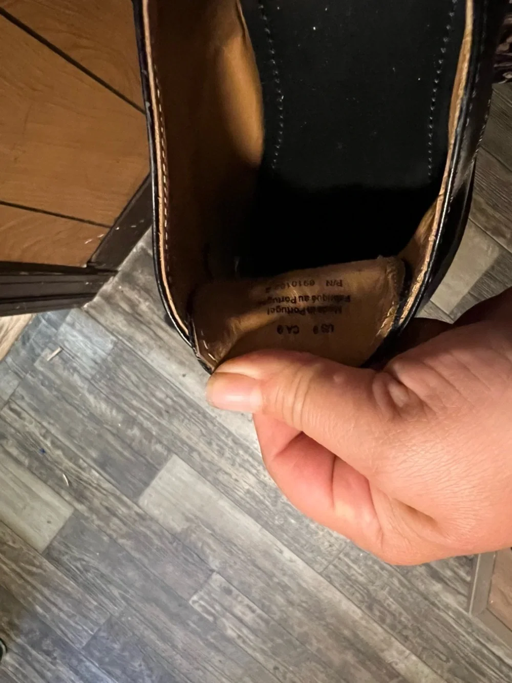 & Other Stories Black Leather Derby Shoes